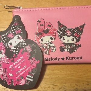 Sanrio My Melody & Kuromi Pink Change Purse